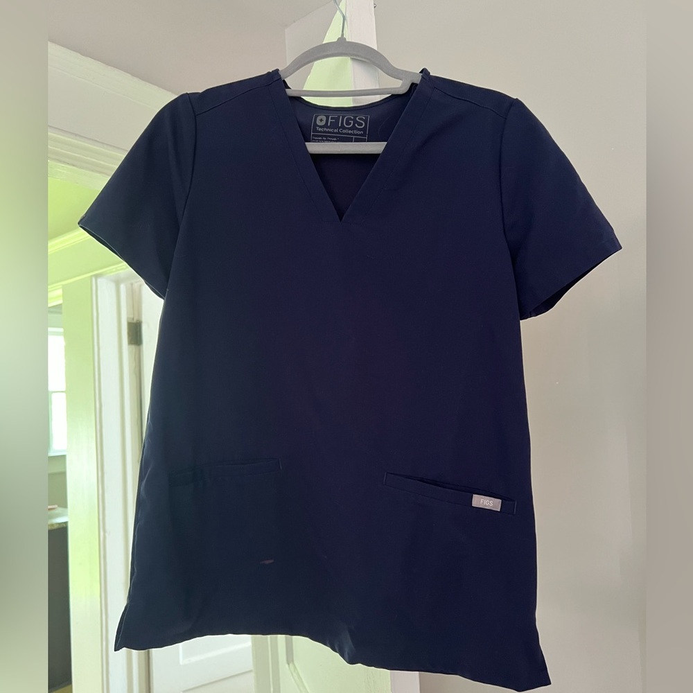 Figs Navy Scrub Set